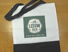 Leeuw bier stoffentas leeuwv vlaanderen voorzijde